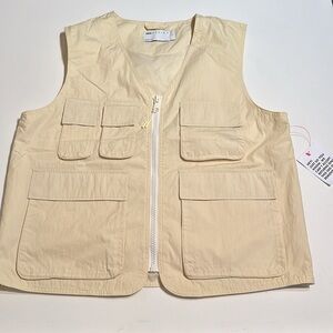 NEW ASOS MENS UTILITY HIKING FASHION POCKET VEST
